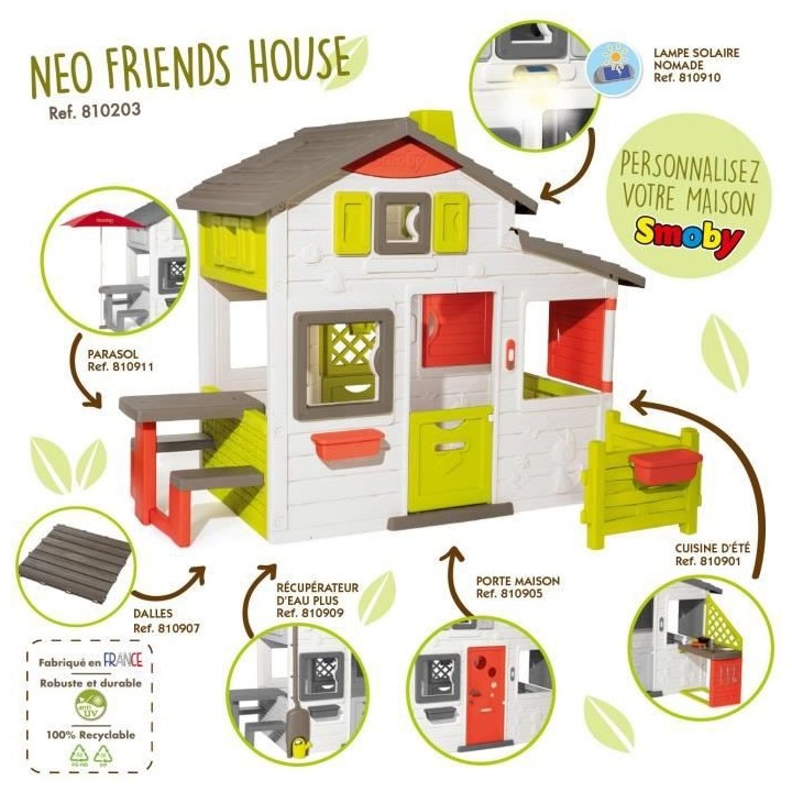 Smoby Maison Neo Friends House - 217 x 171 x 172 cm