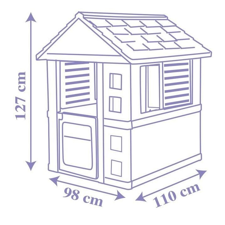 Frozen maison pour enfant - La Reine des neiges - 98 x 110 x 127cm