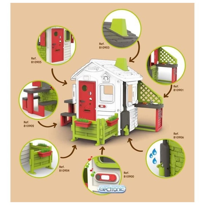 Cheminée - accessoire de maison Smoby
