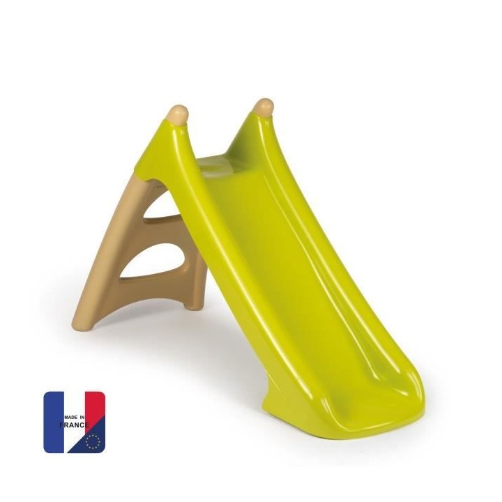 Toboggan XS Smoby 75 cm - Beige/Vert - Anti-UV - des 2 ans