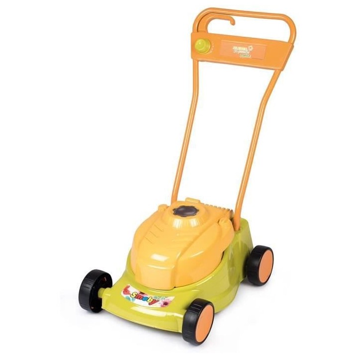 Smoby - Silence ça Pousse - Tondeuse Mécanique - Hauteur Poignée 54