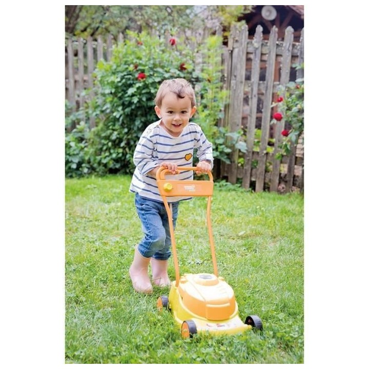 Smoby - Silence ça Pousse - Tondeuse Mécanique - Hauteur Poignée 54