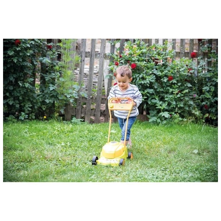 Smoby - Silence ça Pousse - Tondeuse Mécanique - Hauteur Poignée 54