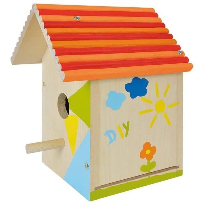 Smoby - Silence ça Pousse - Maison Oiseaux - DIY - Pinceau et Peintur