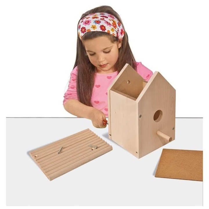 Smoby - Silence ça Pousse - Maison Oiseaux - DIY - Pinceau et Peintur