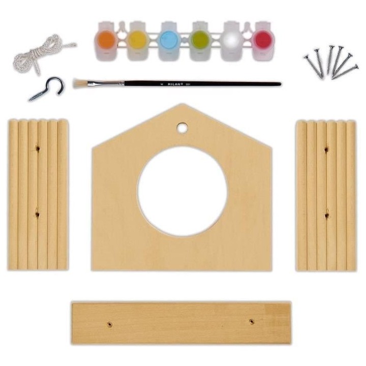 Smoby - Silence ça Pousse - Mangeoire Oiseaux - DIY - Pinceau et Pein