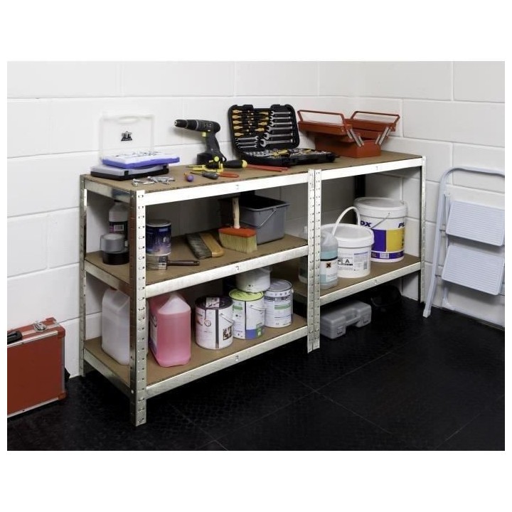 SODIAC Etagere de rangement charge lourde 5 tablettes - 150 Kg par pla