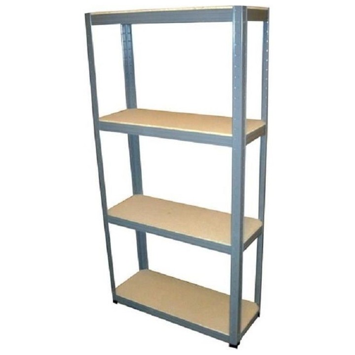 SODIAC Etagere de rangement 4 tablettes - 60 Kg par plateau - 150 x 73