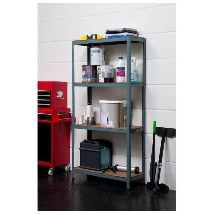 SODIAC Etagere de rangement 4 tablettes - 60 Kg par plateau - 150 x 73