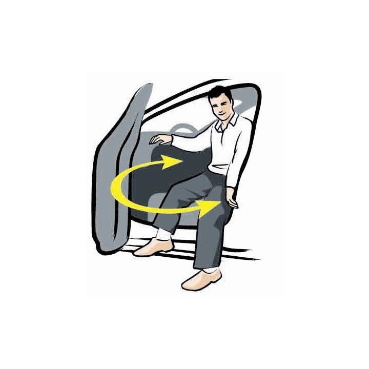 Coussin pivotant mousse haute densité