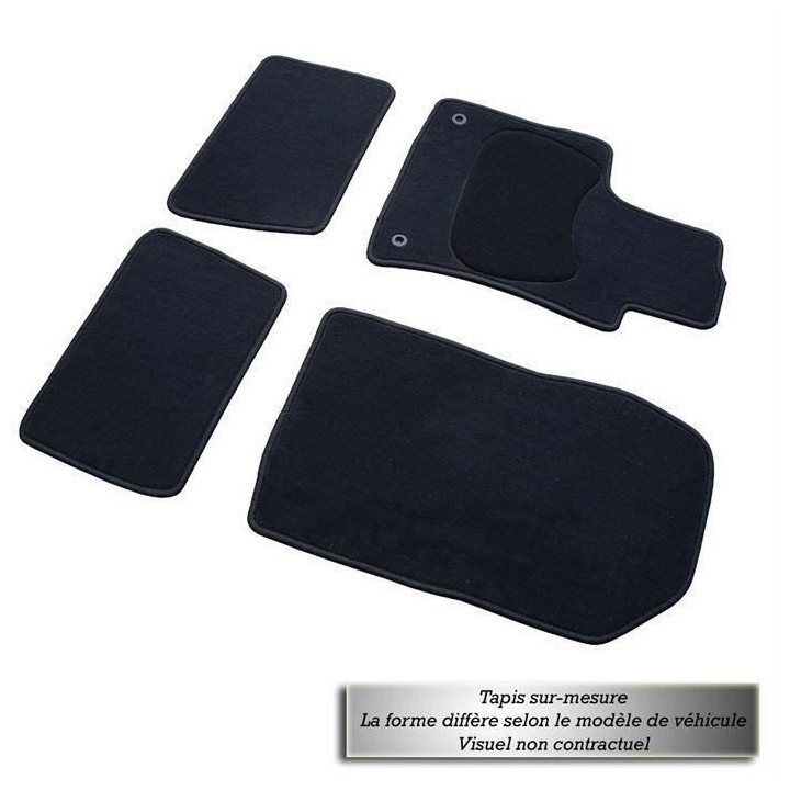 Tapis tufté sur mesure Clio 3 depuis 09/2005