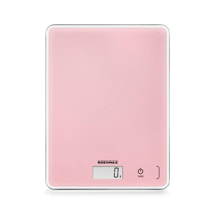 SoeHNLE Page Compact 300 Balance électronique - 5 kg / 1 g - Rose