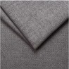 Hexagone - Canapé 3 places fixe - Tissu gris - L 218 x P 87 x H 81 cm - Sofia - Made in France