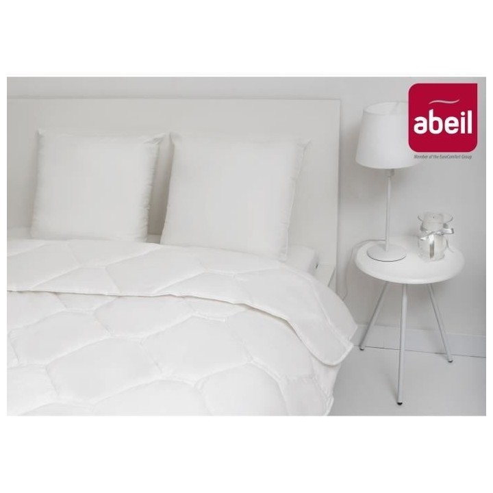 ABEIL Lot de 2 Oreillers Planete - 60 x 60 cm - Blanc
