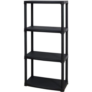 TOOD Etagere en résine 4 tablettes - Hauteur 133 cm Largeur 60 cm - N