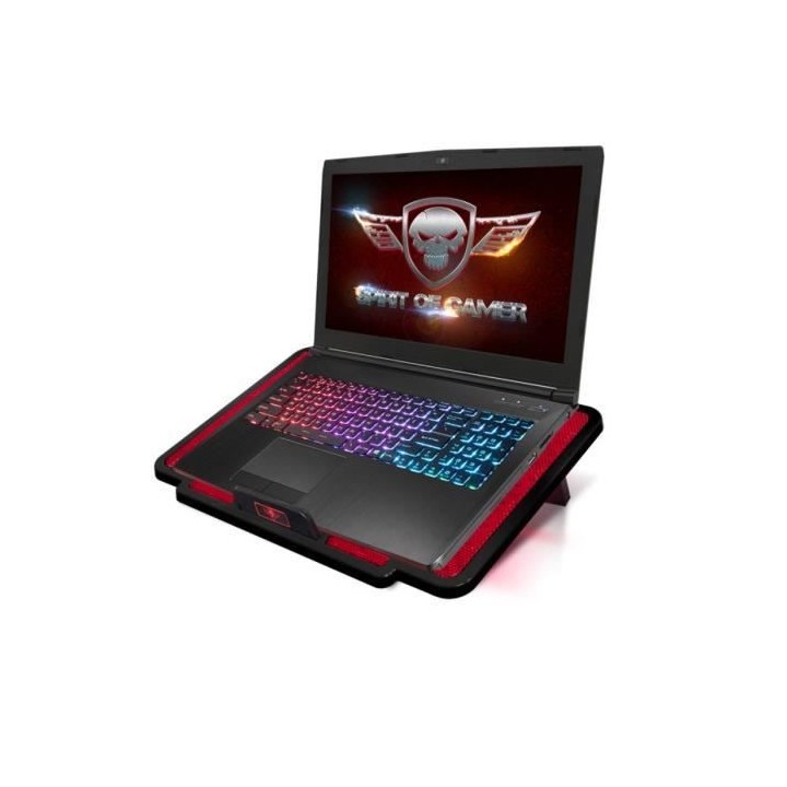 Spirit Of Gamer Refroidisseur PC AirBlade 100 Red - 15.6 - Double vent
