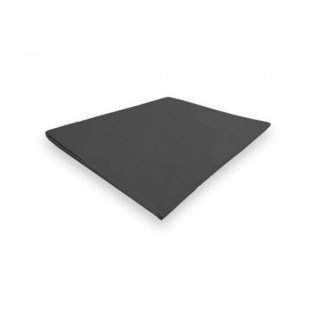 SOLEIL d'OCRE Drap plat Camille - Coton percale - 240 x 300 cm - anthr