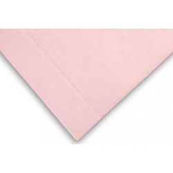 SOLEIL d'OCRE Drap plat Camille - Coton percale - 240 x 300 cm - Rose