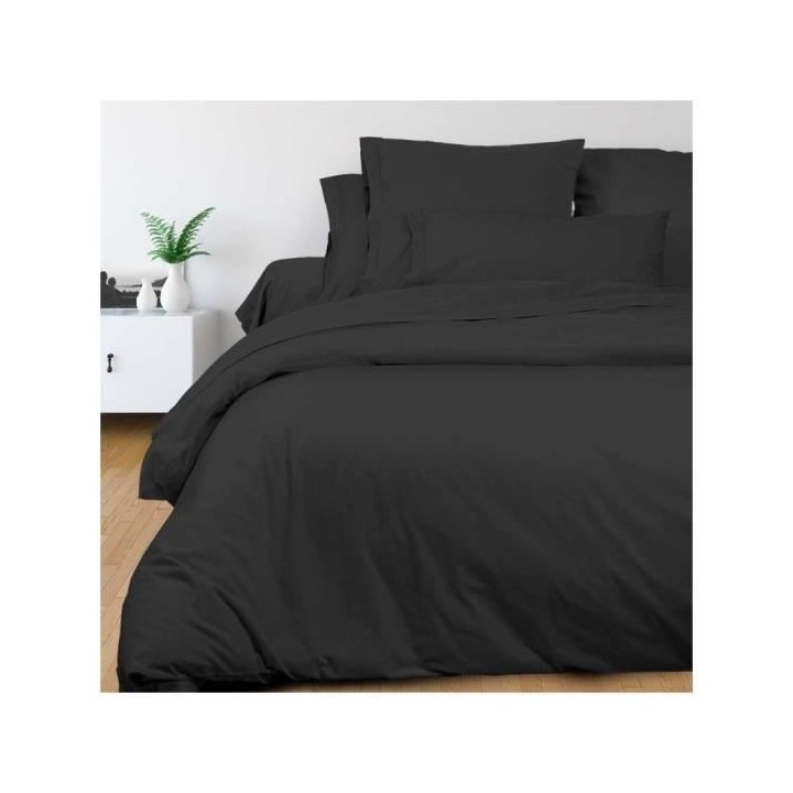 SOLEIL d'OCRE Housse de couette Camille - Coton percale - 240 x 260 cm