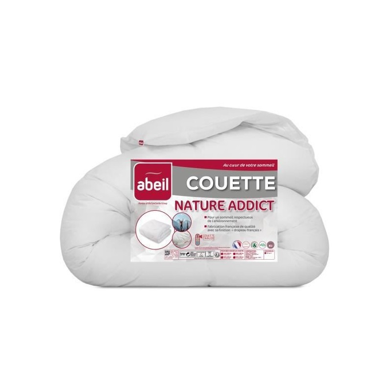 ABEIL Couette Nature Addict - 140 x 200 cm - Blanc