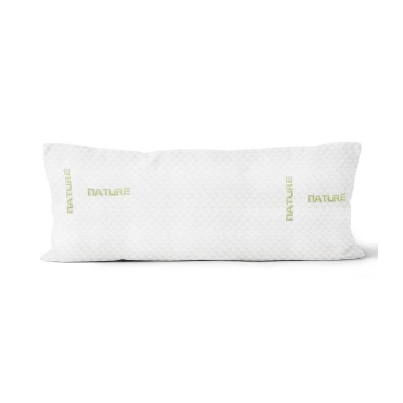 SOLEIL D'OCRE Traversin mémoire de forme - Polyester et polyuréthane - 90 cm - Blanc