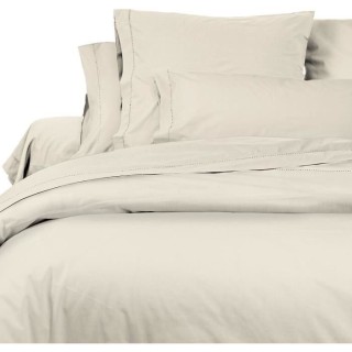 SOLEIL d'OCRE Lot de 2 Taies d'Oreiller Camille - Coton percale - 65 x