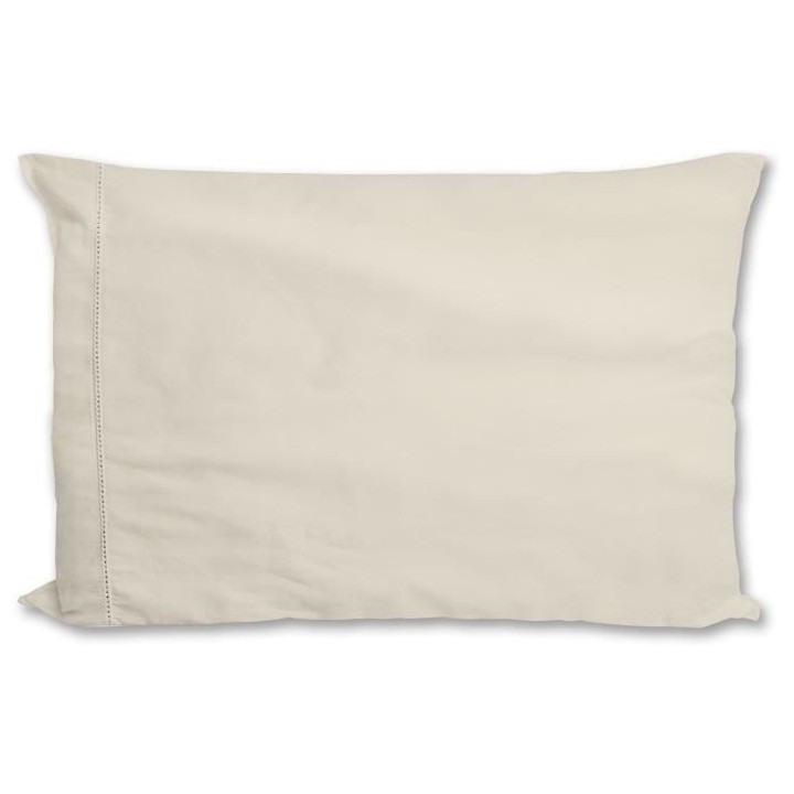 SOLEIL d'OCRE Lot de 2 Taies d'Oreiller Camille - Coton percale - 65 x