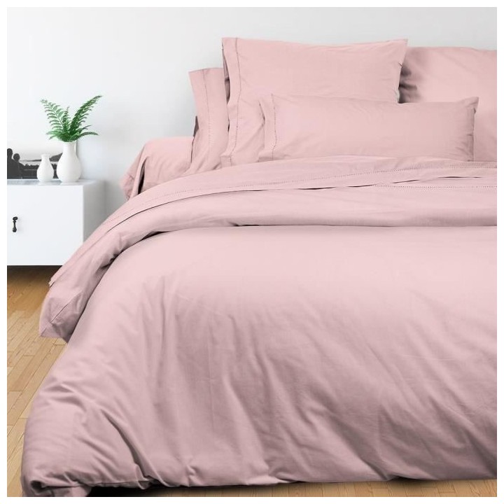 SOLEIL d'OCRE Lot de 2 Taies d'Oreiller Camille - Coton percale - 65 x