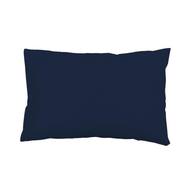 SOLEIL d'OCRE Lot de 2 Taies d'oreiller 100% Coton 50x75 cm Marine