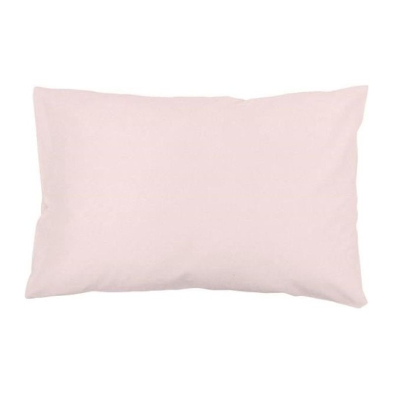 SOLEIL d'OCRE Lot de 2 Taies d'oreiller 100% Coton 50x75 cm Rose