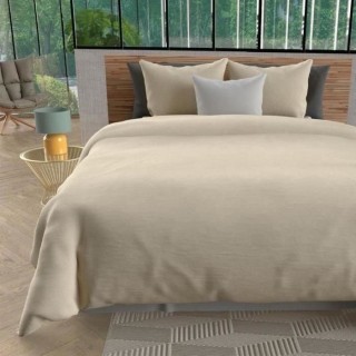SOLEIL d'OCRE Parure de couette Boheme - Microfibre lavée - 220 x 240