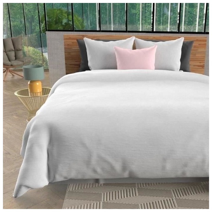 SOLEIL d'OCRE Parure de couette Boheme - Microfibre lavée - 240 x 260