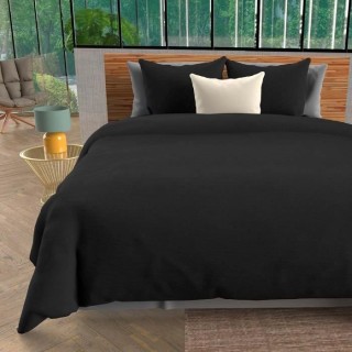 Parure housse de couette BOHEMA - 260 x 240 cm - En microfibre lavée