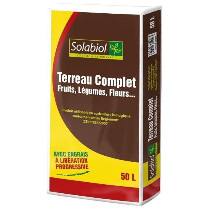 SOLABIOL TERCOMP50 Terreau Complet - 50 L