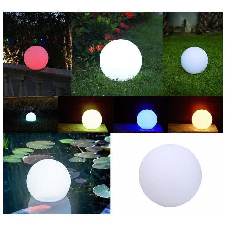 LUMISKY Boule lumineuse Led solaire 30cm