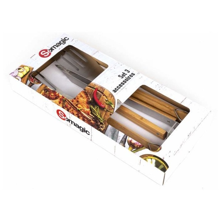 Lot de 3 accessoires de barbecue Somagic