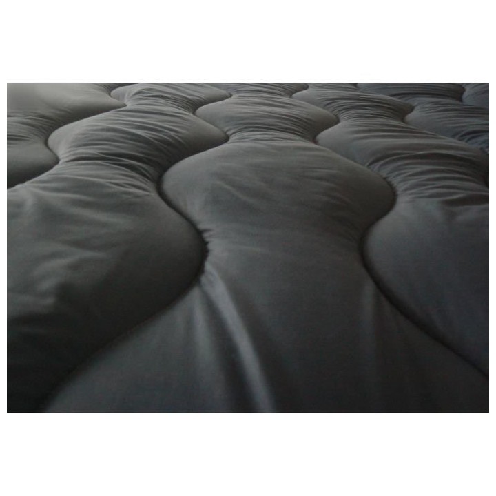 ABEIL Couette Bicolore - 220 x 240 cm - Blanc et gris