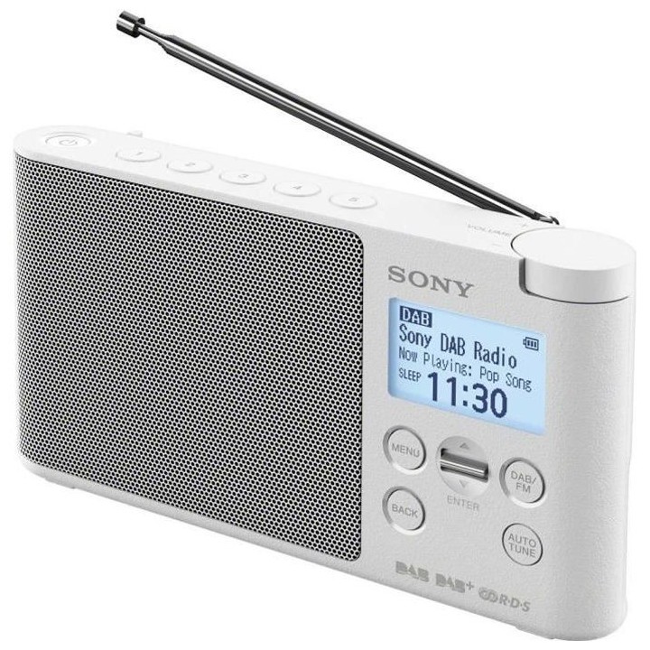SONY - XDRS41DR.EU8 - Radio portable DAB/DAB+ - Préréglages directs
