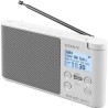 SONY - XDRS41DR.EU8 - Radio portable DAB/DAB+ - Préréglages directs - Réveil et mise en veille programmable - Blanc