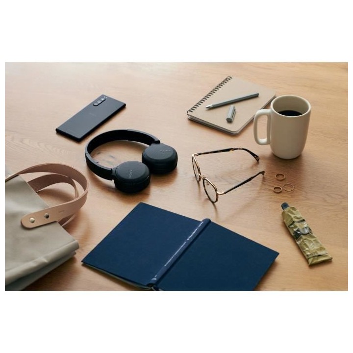 SONY WHCH510B Casque Bluetooth sans fil - Autonomie 35h - Noir