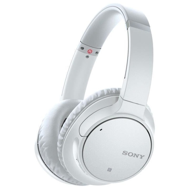 SONY WH-CH700NW - Casque arceau Bluetooth a réduction de bruit - 35 h