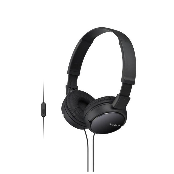 Casques/casque Sony, noir, 12-22 kHz, câble de 1,2 m