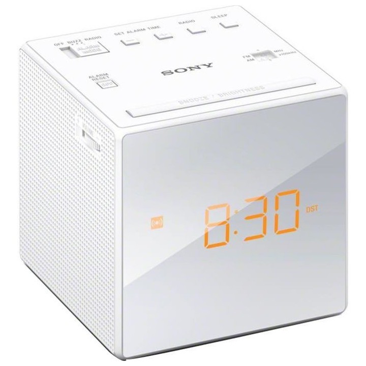 SONY ICFC1 BLEND-IN Radio réveil - Blanc