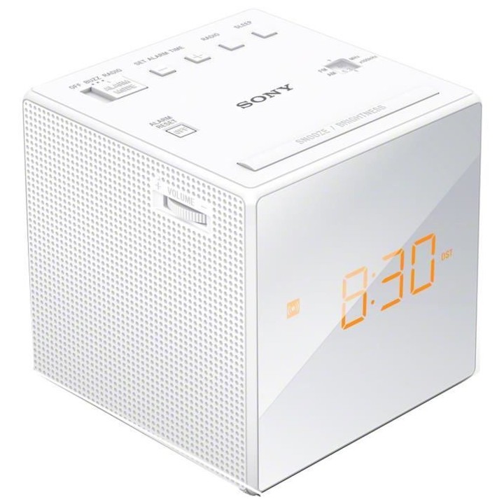 SONY ICFC1 BLEND-IN Radio réveil - Blanc