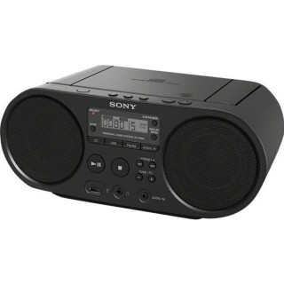 SONY - Boombox ZSPS50B.CED CD USB - AM-FM - Noir