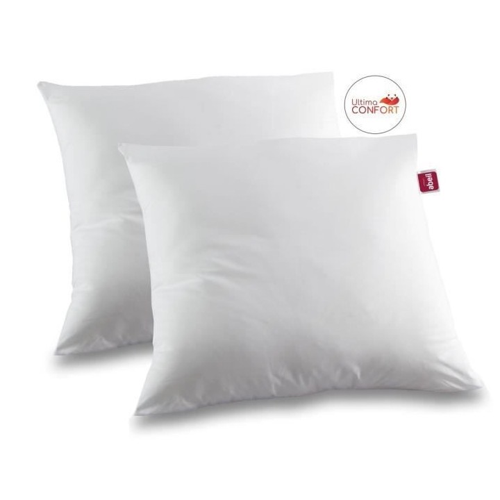 ABEIL Lot de 2 oreillers Ultima Confort - 60 x 60 cm