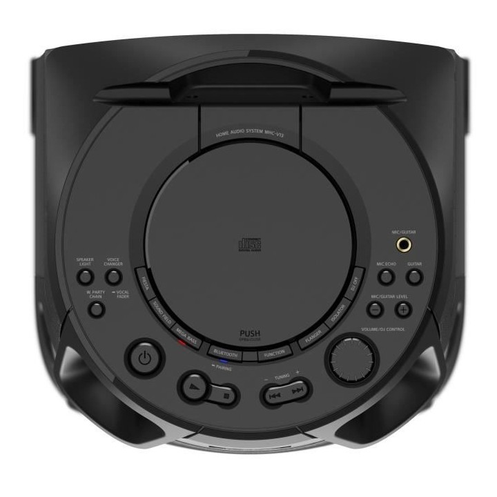 SONY MHCV13.CEL Systeme audio portable High Power Bluetooth - Lumieres