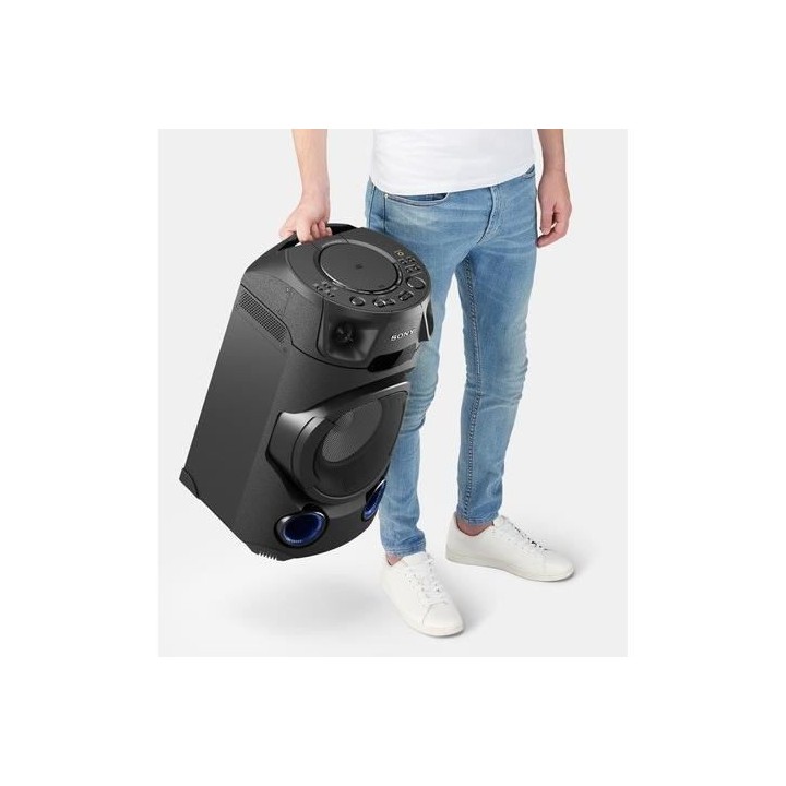 SONY MHCV13.CEL Systeme audio portable High Power Bluetooth - Lumieres