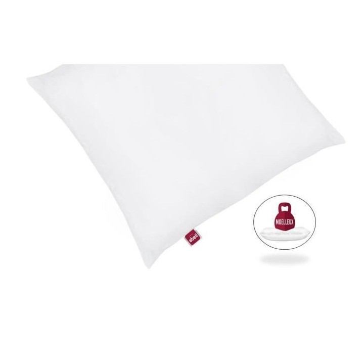 ABEIL Lot de 2 oreillers Ultima Confort - 60 x 60 cm