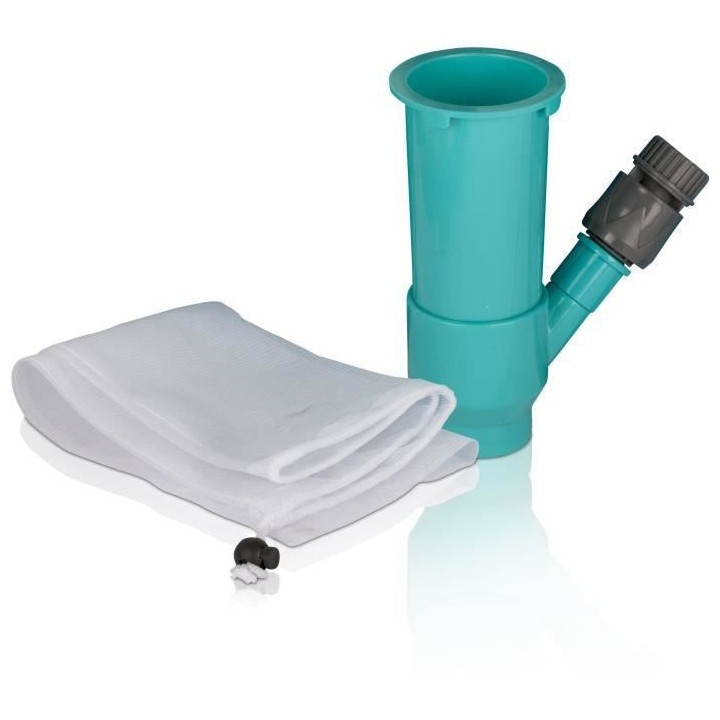 SPOOL Kit d'entretien de piscine 8 accessoires : manche, brosse ligne